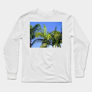 Palm Tree Abstract Long Sleeve T-Shirt